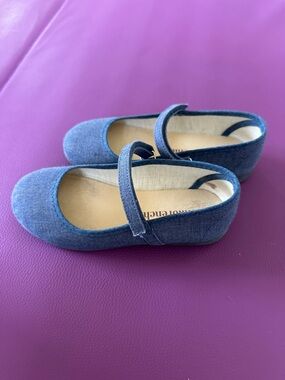 Girls Denim Mary Jane Shoes